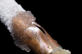 Pipe Burst From Freeze Damage