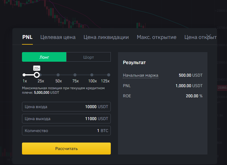 Основы торговли фьючерсами на примере Binance-4