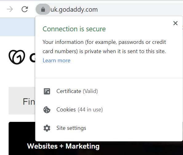 GoDaddy SSL