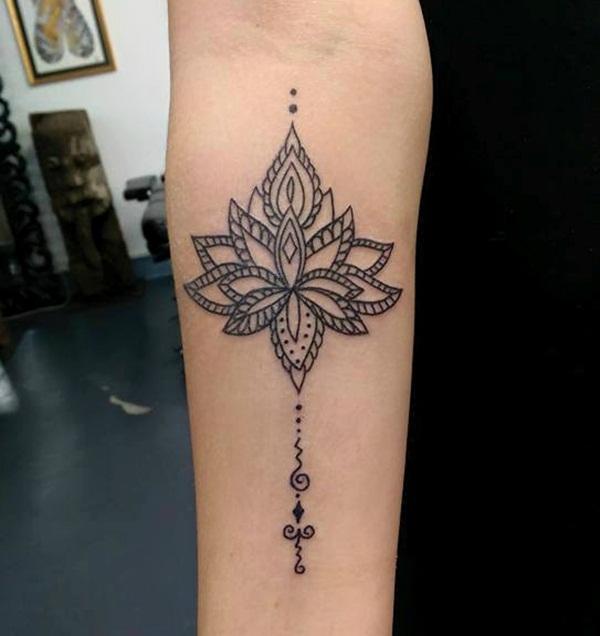 Image result for lotus flower tattoo arm