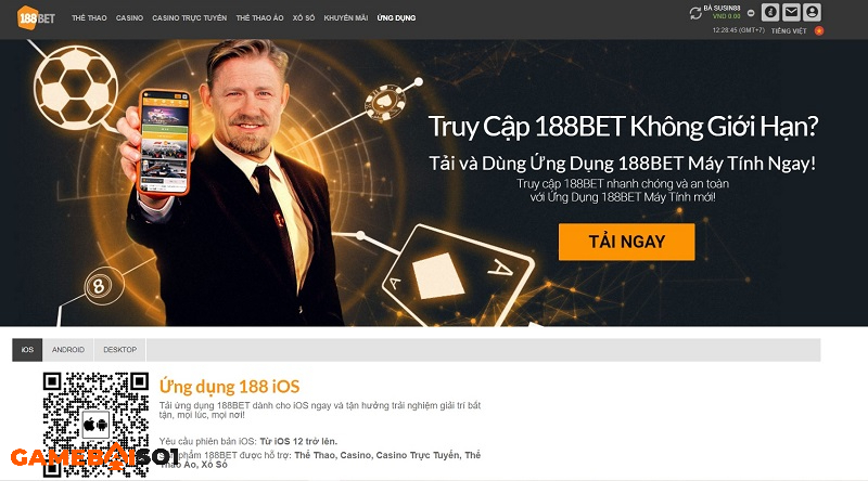 truy cập 188bet dễ dàng