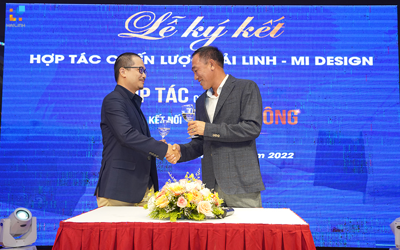 Ký kết hợp đồng giữa Mi-design và Công ty TNHH Kinh Doanh Thương Mại Hải Linh