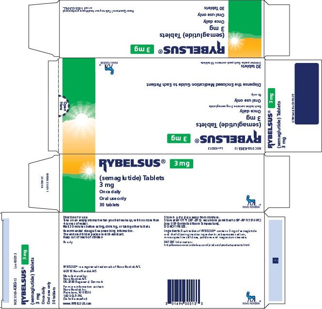 Rybelsus label shows manufacturing information