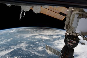 A view of the eclipse from orbit
