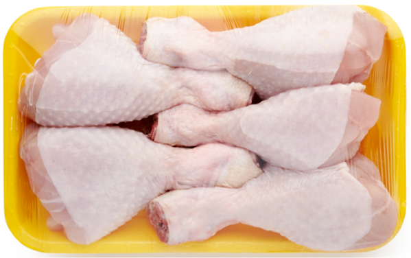 How are chickens slaughtered and processed for meat?