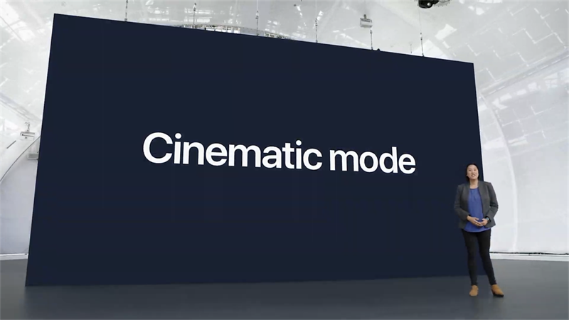 Chế độ quay phim điện ảnh được Apple giới thiệu trong sự kiện vừa qua.