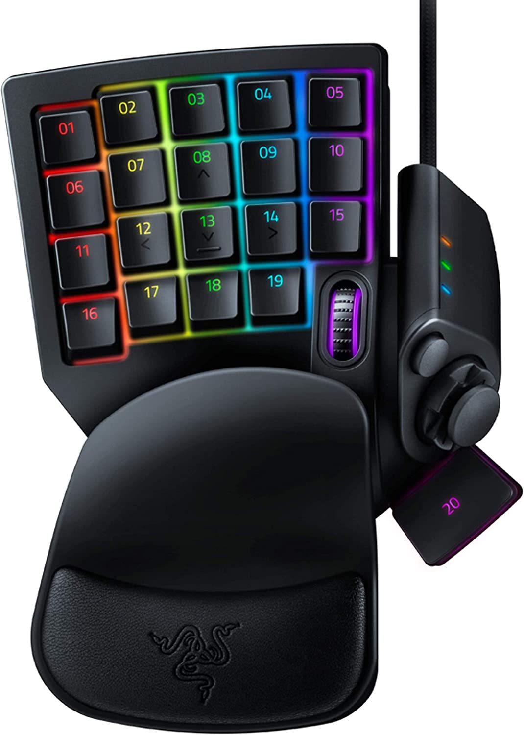If competitive gaming is a priority then a gaming keypad would be better vs. a keyboard.