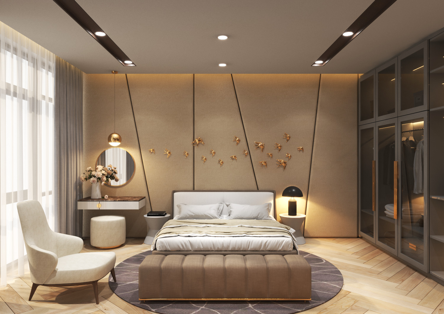 Gợi ý phong cách thiết kế nội thất phòng ngủ đẹp và quý phái