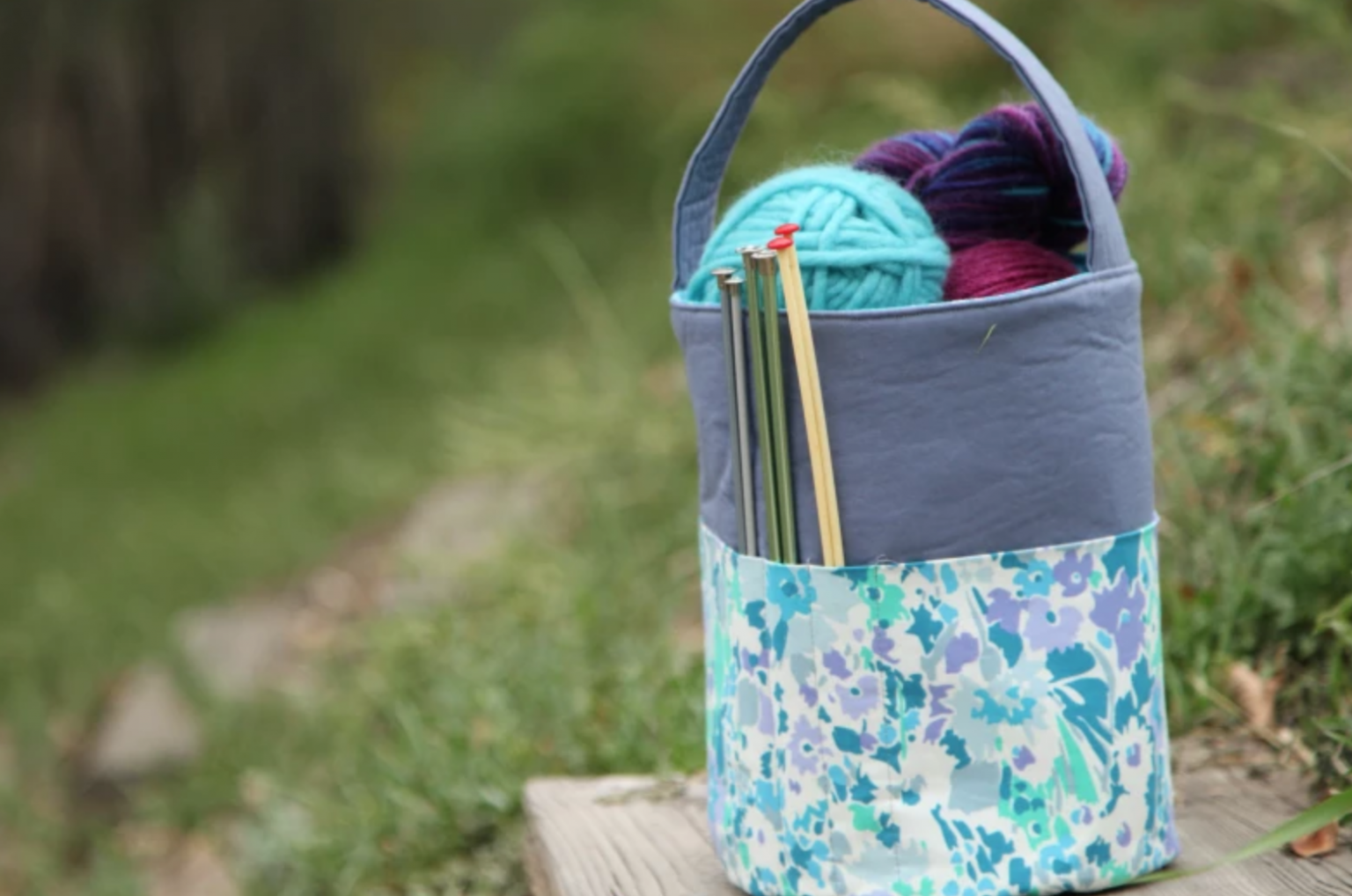 STYLISH Knitting BAGS & BASKETS (that are NICE TO HAVE