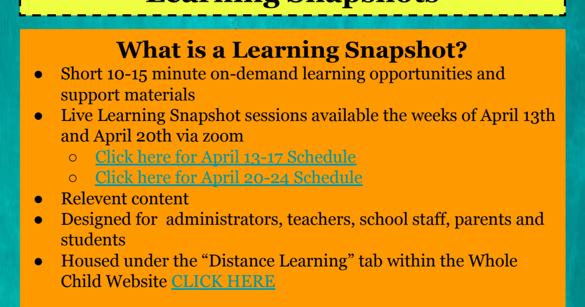 STAFF INFO on Whole Child Learning Snapshots Revised.pdf