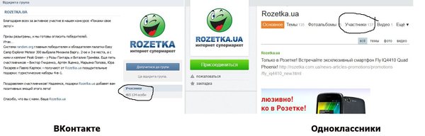 Розетка в социальных сетях