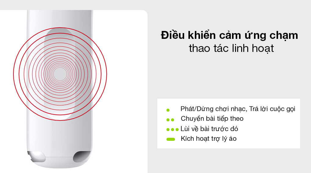 Tai nghe Bluetooth AirPods 3 Apple MME73 Trắng - Cảm ứng chạm tích hợp trên chân tai nghe dễ dàng thao tác