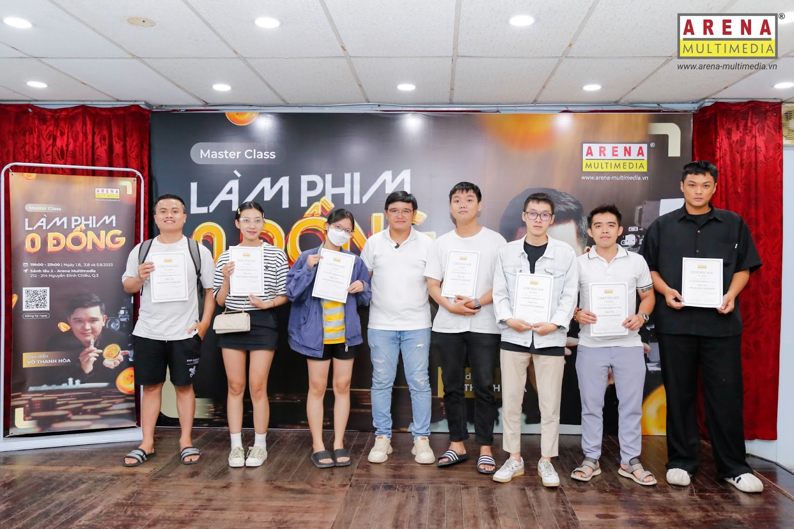 Hơn 100 bạn trẻ học cách “Làm phim 0 đồng” từ A đến Z cùng Đạo diễn Võ Thanh Hòa