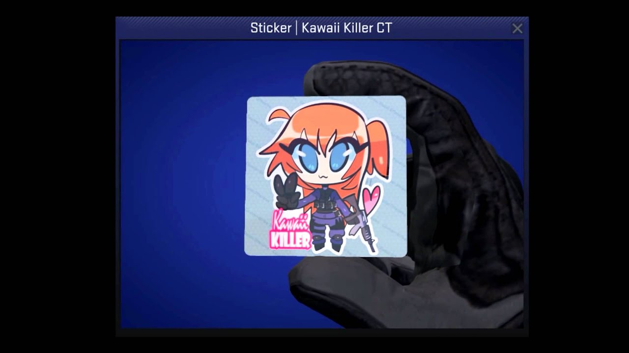 CSGO Anime Stickers