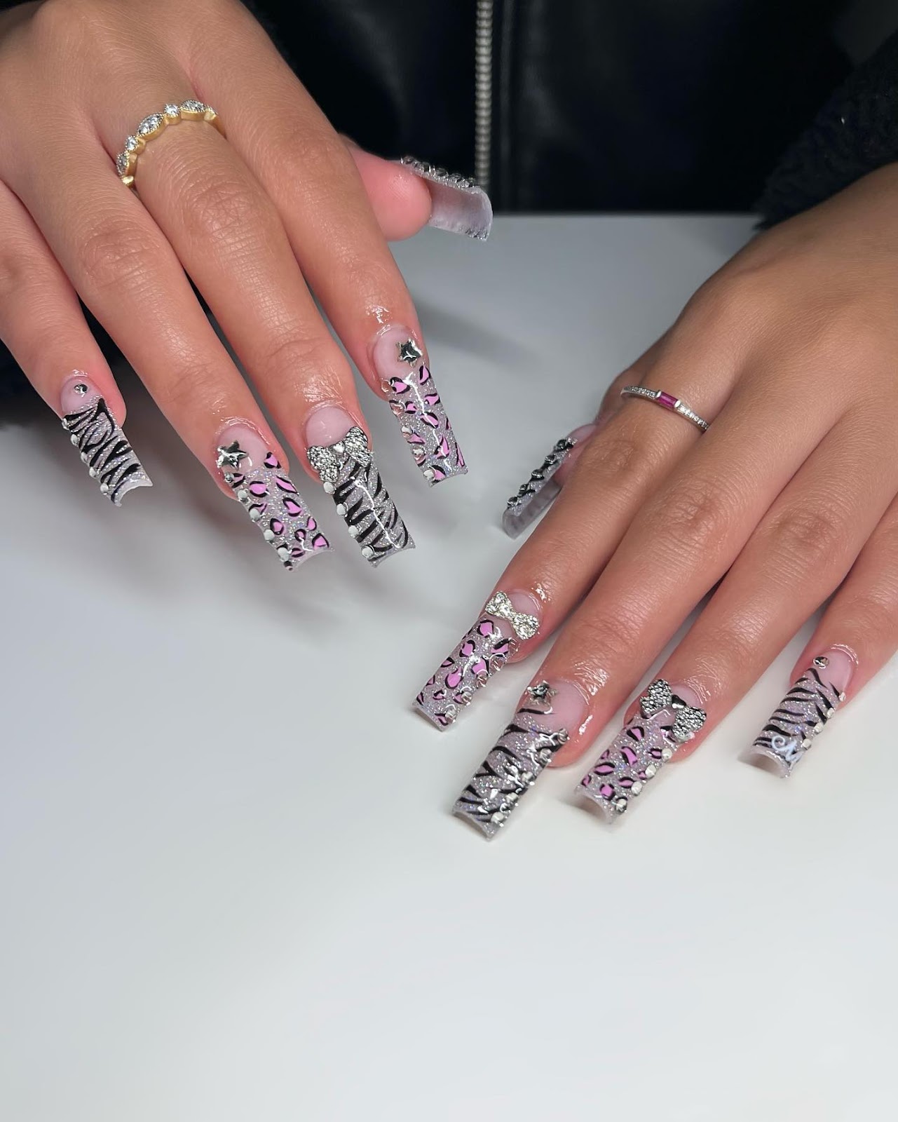 animal print nails