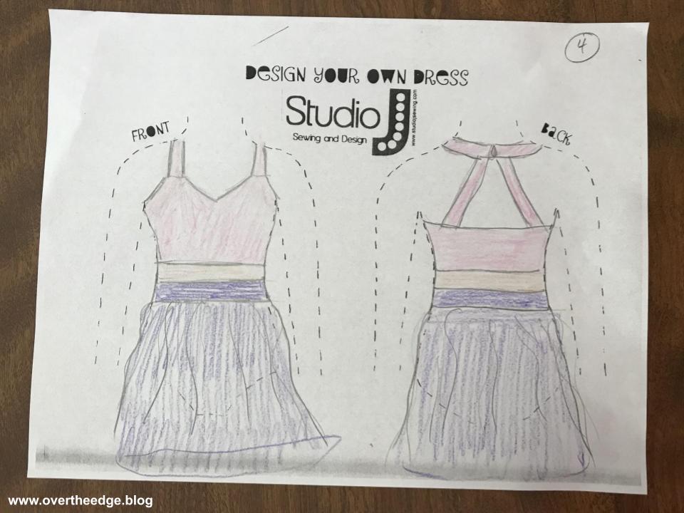 the making of a skating dress