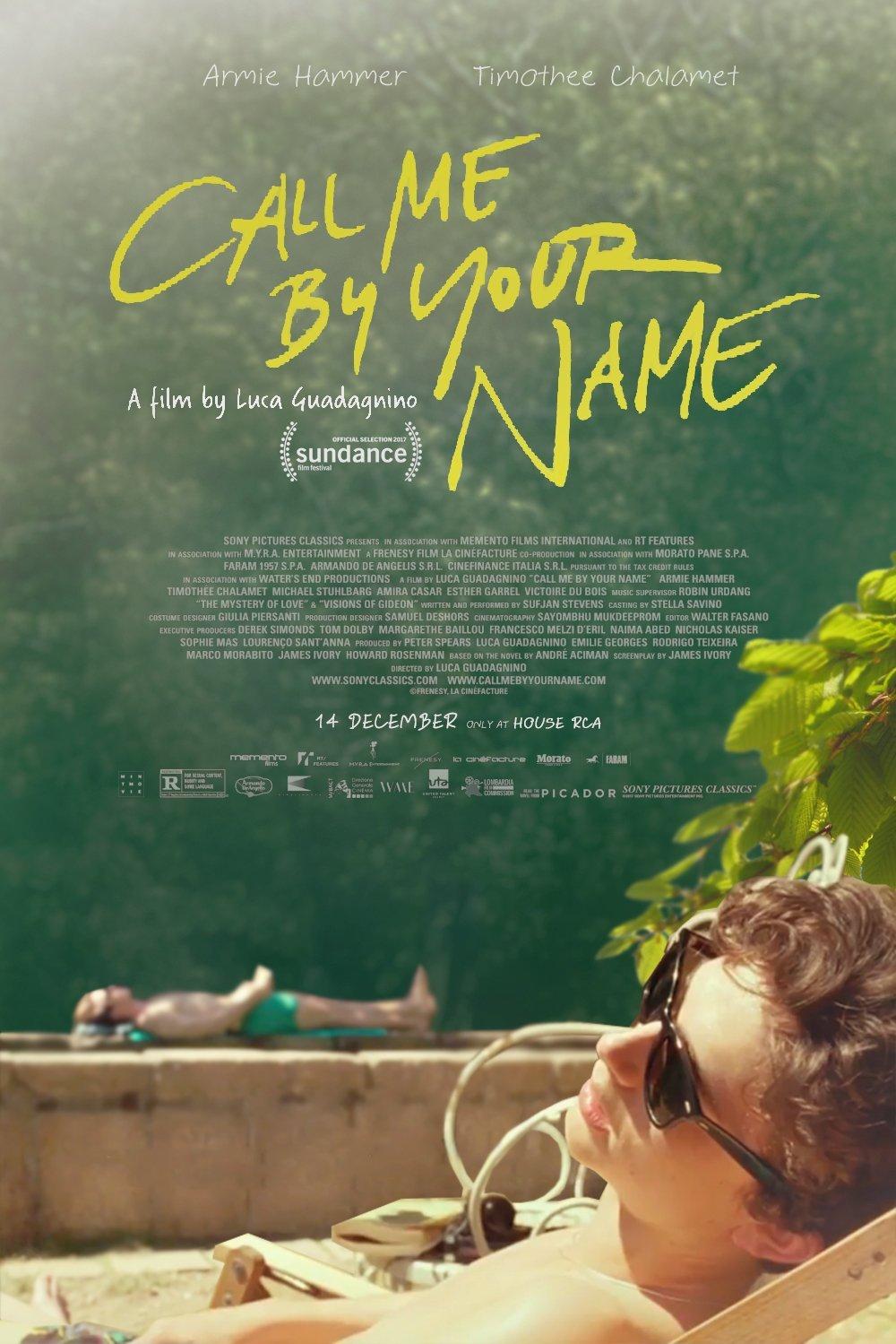 1.CALL ME BY YOUR NAME 