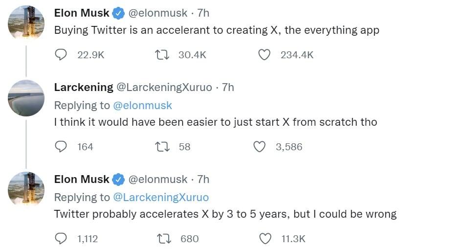 Elon Musk Hints Everything App 'X' Is Coming — Says Buying Twitter  Accelerates Creation of X – Featured Bitcoin News