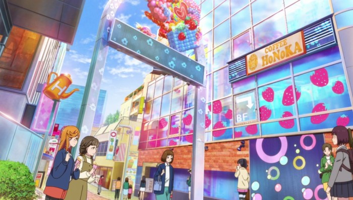 The Takeshita street gate (anime)