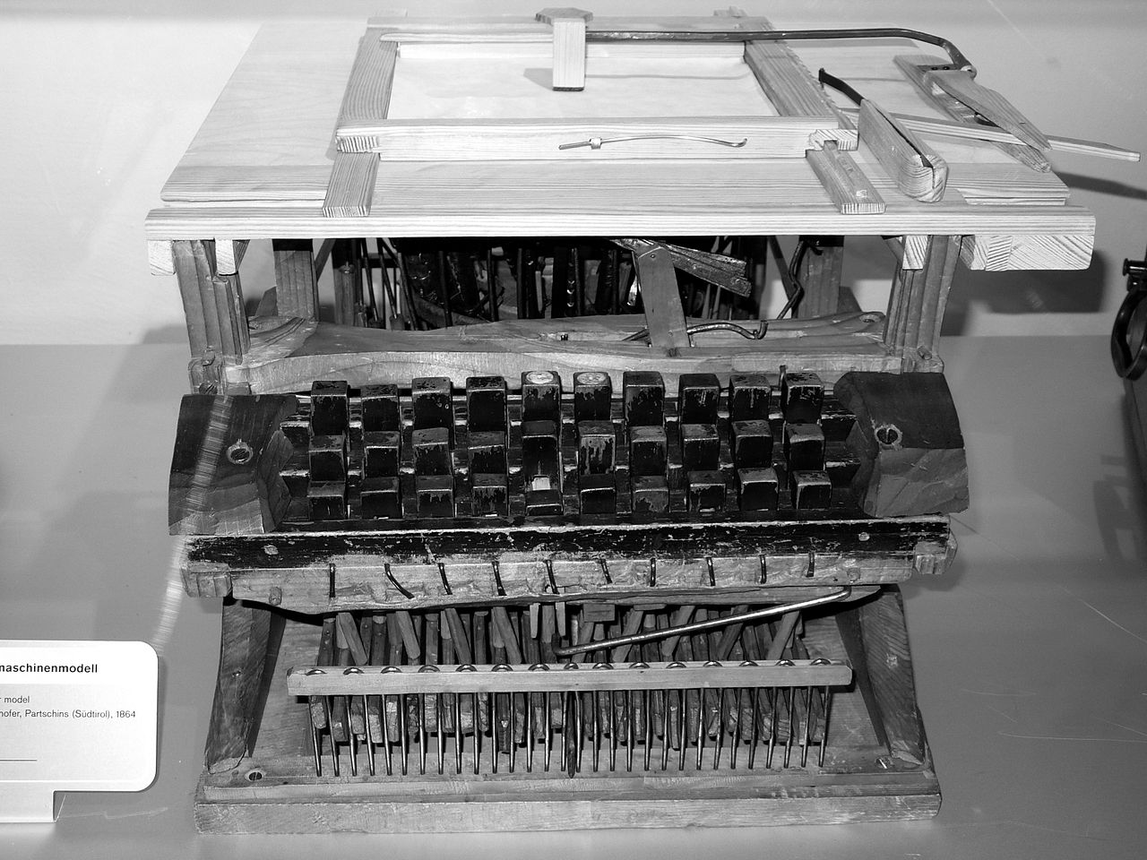 Mitterhofer's Prototype Typewriter