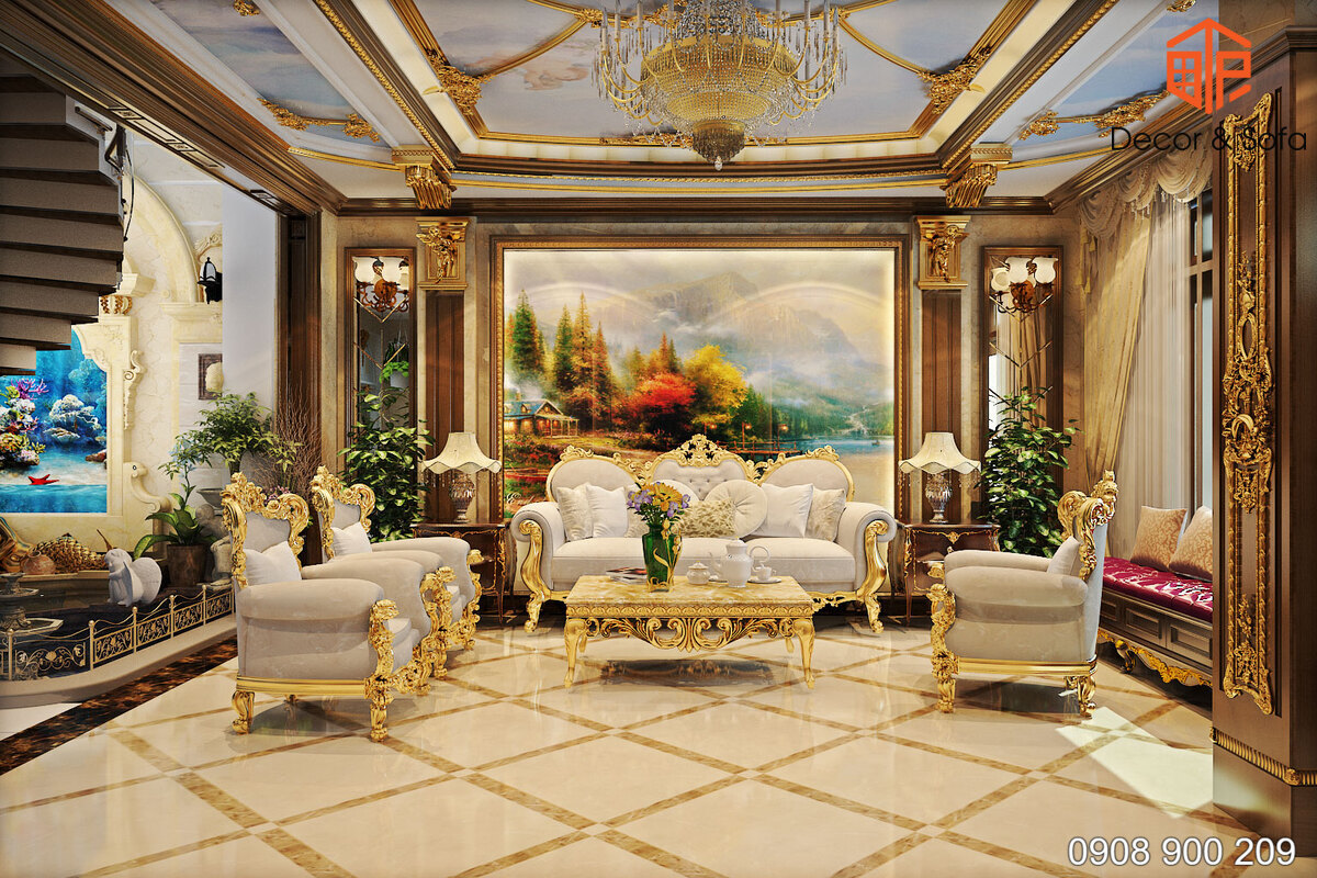 Thiết kế nội thất phong cách Châu Âu  