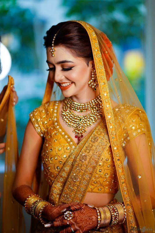 A person wearing a lehenga

Description automatically generated