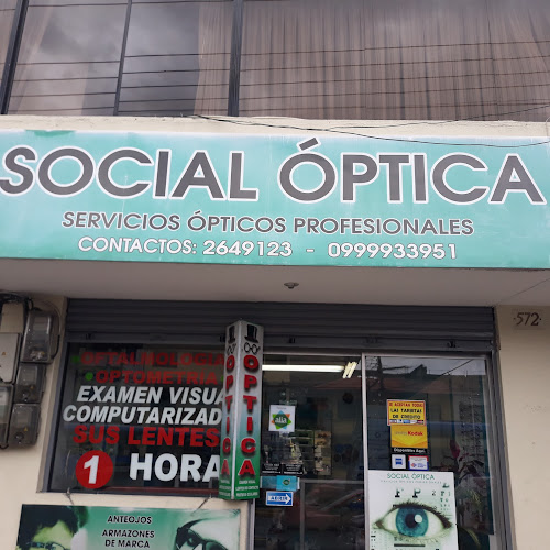 Opiniones de Social Óptica en Quito - Óptica