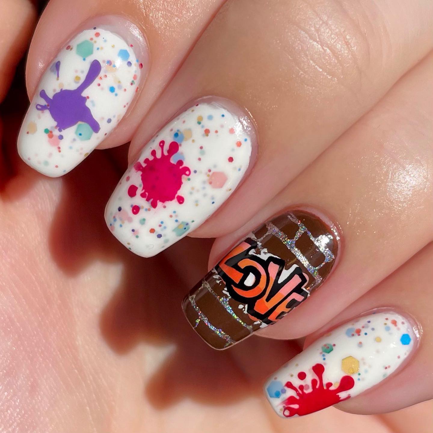 Graffiti Nails