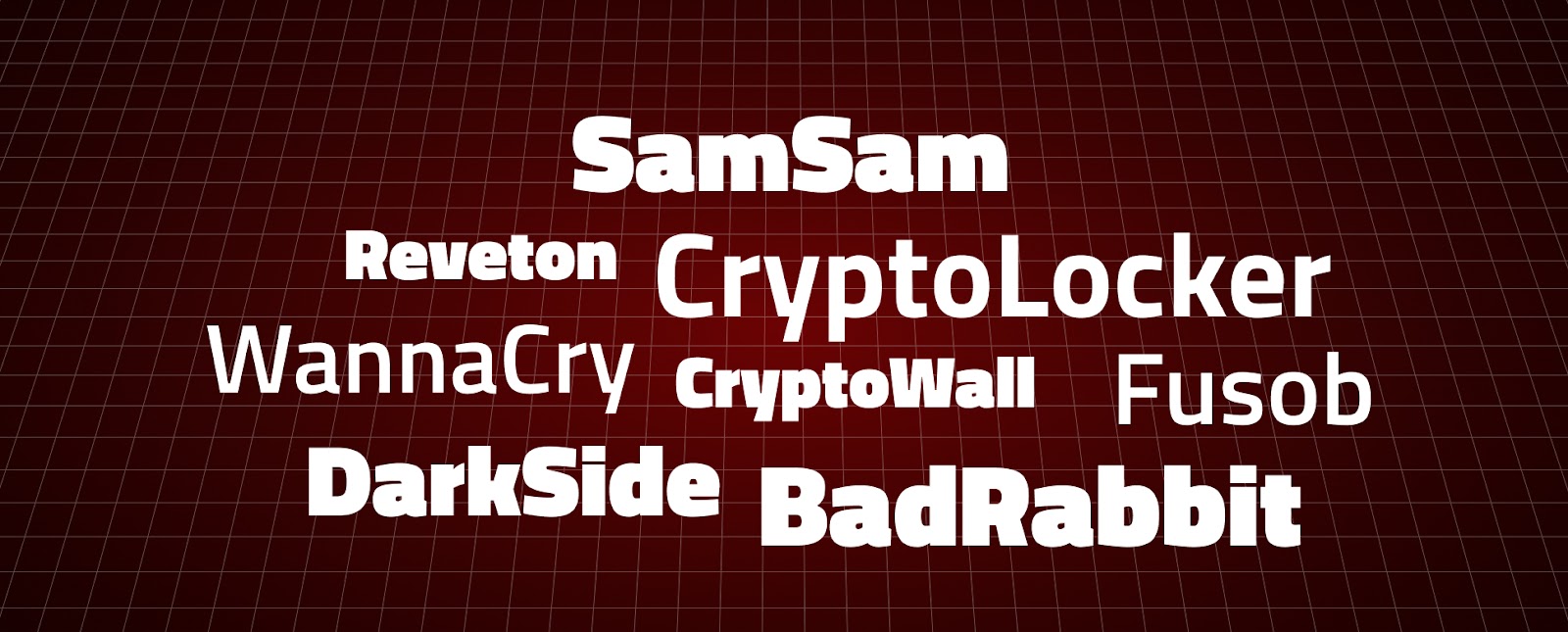 names of different types of ransomware