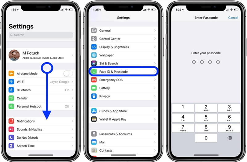 Tắt passcode trên iPhone cực đơn giản chỉ với vài bước