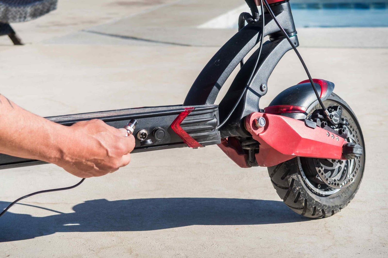 Varla dual motor electric scooter