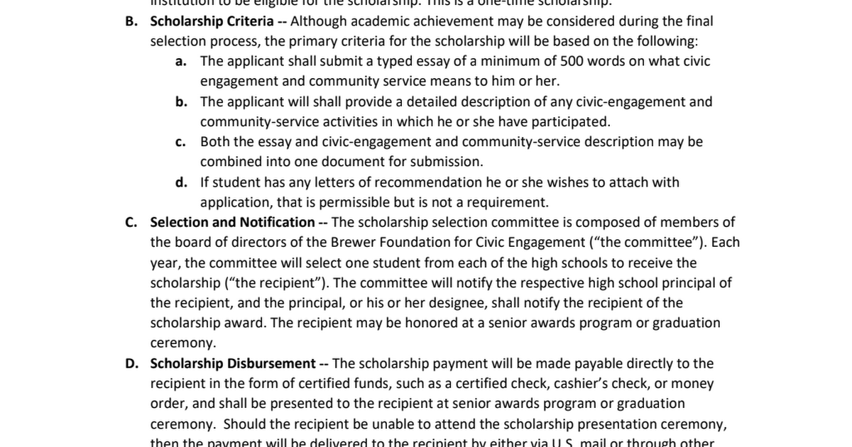 2020 scholarship application and overview - highschool.pdf