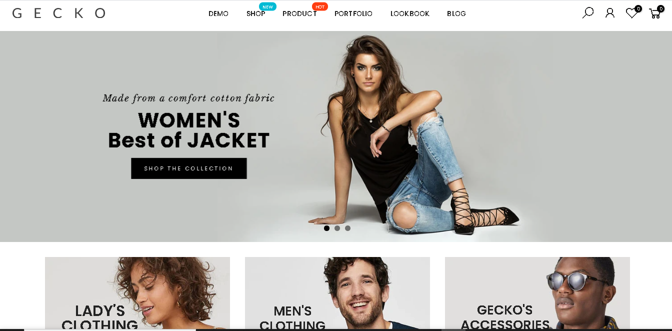 Fashion shopify theme gecko 5.0