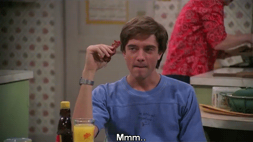 funny TV show that 70s show bacon mmm Eric Forman Topher Grace mywhitesky •