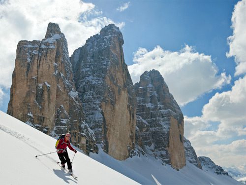 Esquí en Las Dolomitas