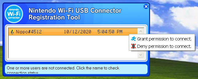 Ligar através do Nintendo Wi-Fi USB Connector