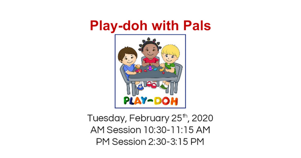 GBEEC Play-doh with Pals- Zachary Hall