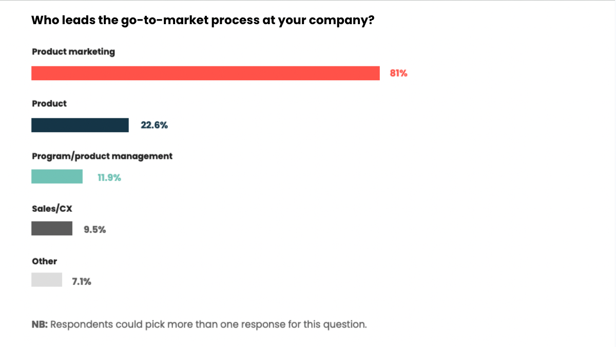 Who leads the go-to-market process at your company?
