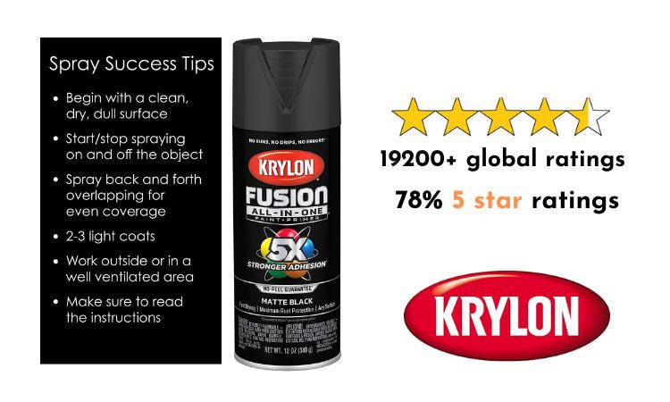Krylon Fusion All-in-One Spray Paint