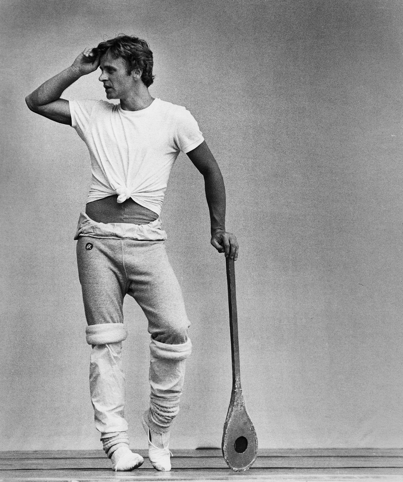 Baryshnikov rehearses for the revival of Stravinsky’s ballet, `Apollo`, choreographed by George Balanchine. 