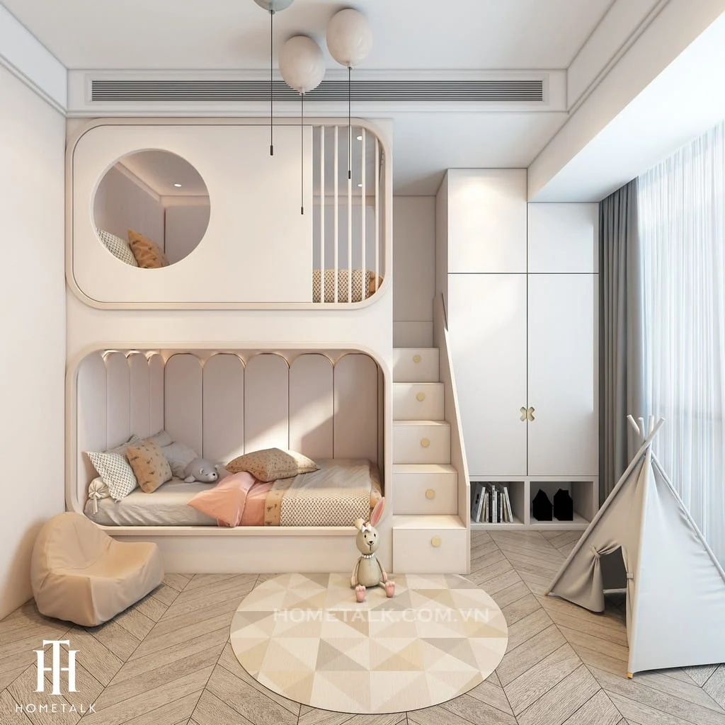 Thiết kế nội thất phòng ngủ 12m2