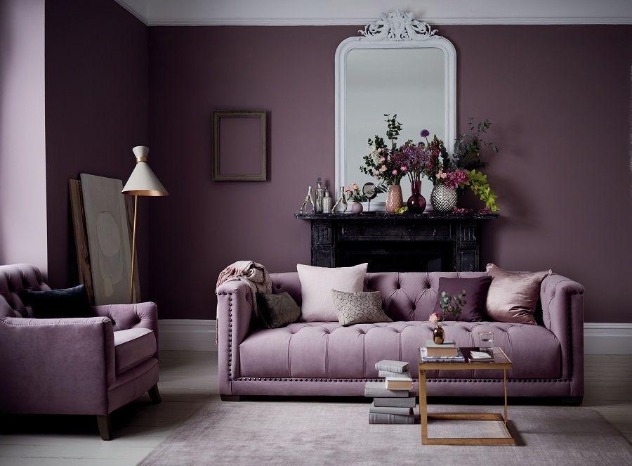 Purple wall colour 