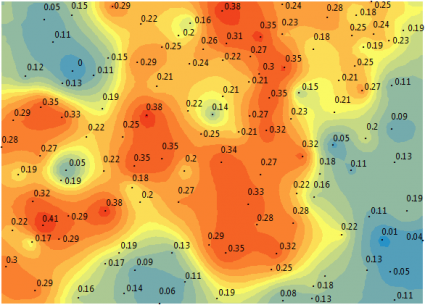  Dự đoán bằng cách sử dụng Bayesian Kriging theo kinh nghiệm