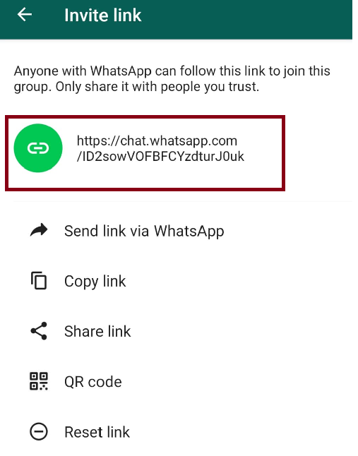  Create a Public Link for WhatsApp Group