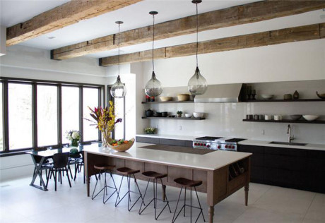 Mách bạn cách trang trí không gian bếp tối giản cho biệt thự