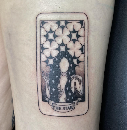 Tarot Card Star Tattoo