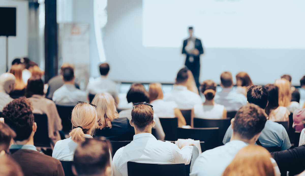 Doctors attending a conference