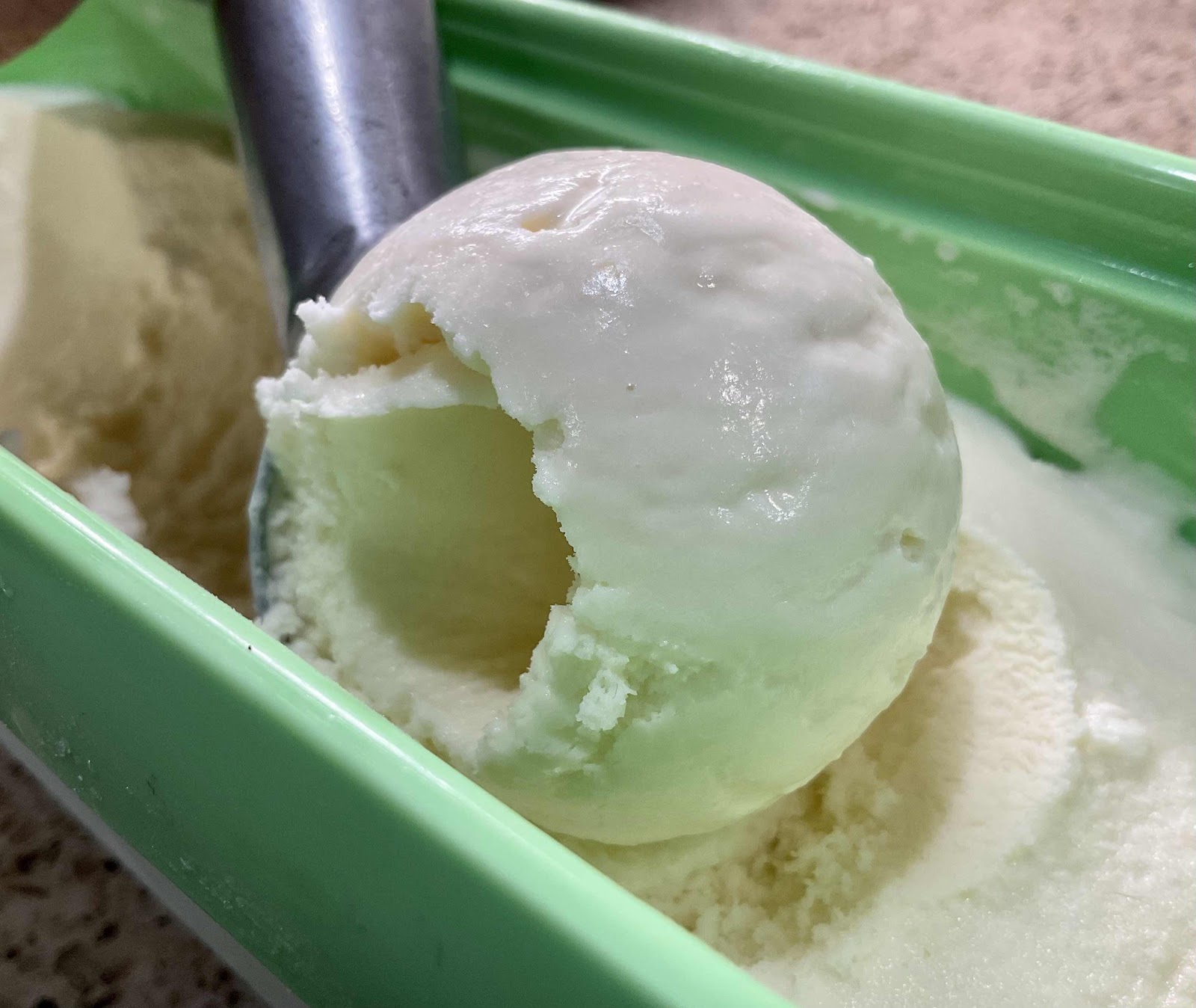 Scoopable right from the freezer!