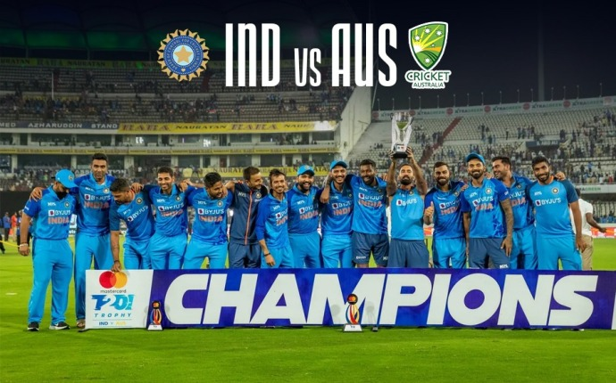 After beating Australia in a series, India set a new record. With a win over Australia in the third and final T20I in Hyderabad