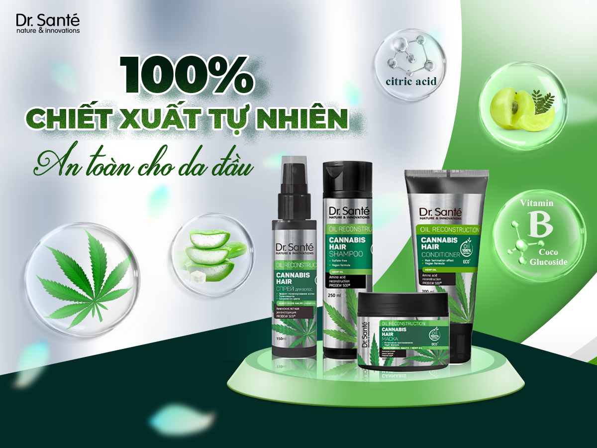 Cannabis Hair - 100% chiết xuất tự nhiên, an toàn cho da đầu - Droppii Shops